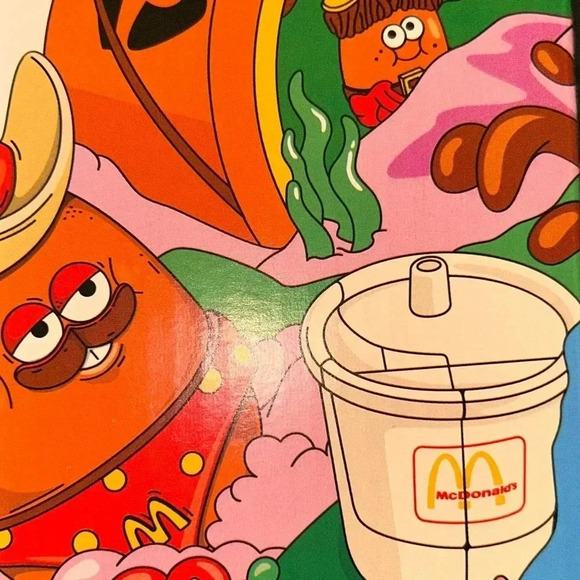 McDonalds- Collectible 12oz Grimace Glass - Sealed BNIB 🟣🥛 - Picture 5 of 5